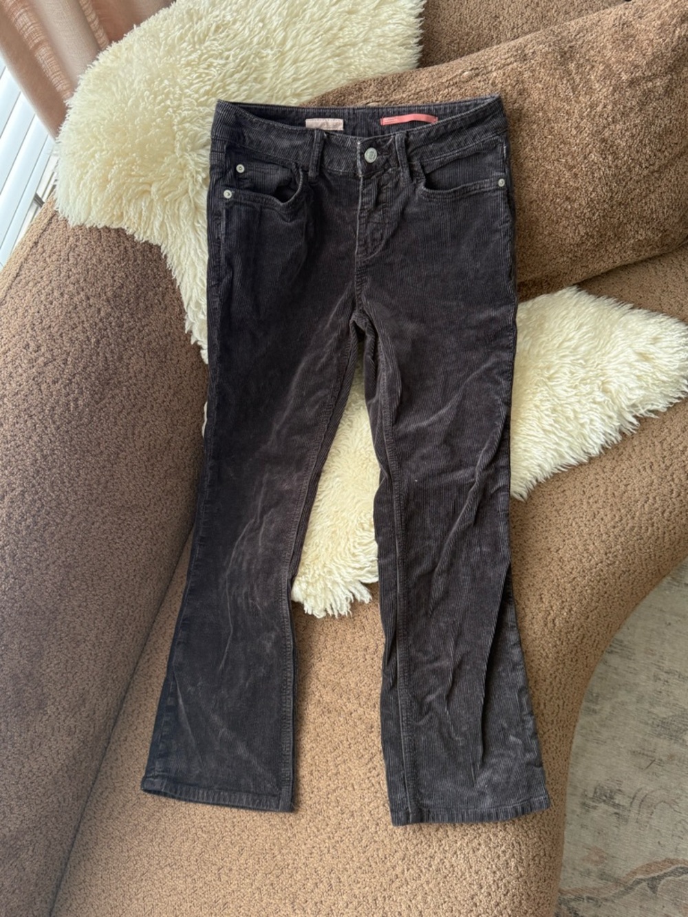 Anthropologie Pilcro Corduroy Flare Leg Pants